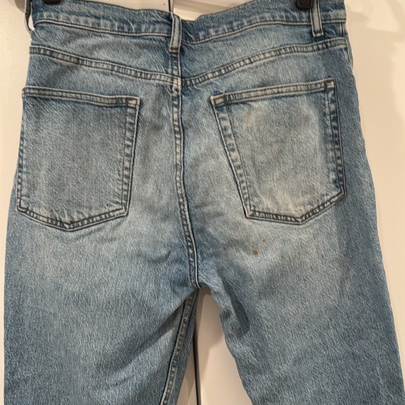 Reformation Organic Cotton High Rise Straight Leg Maya Wash Jeans Size 29 - Picture 12 of 14